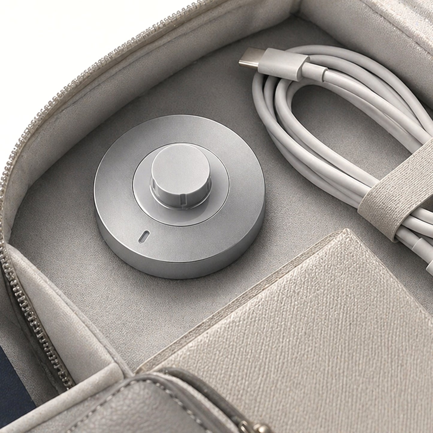 Bandsmith compact Oura Ring 4 charger packed for travel