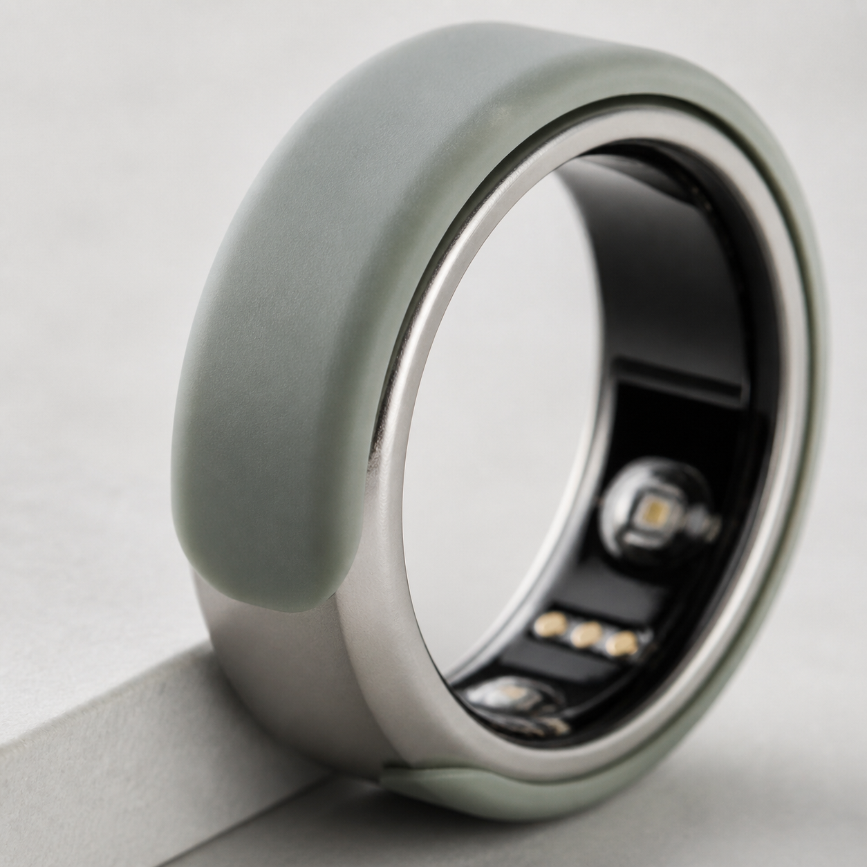 Ultra-thin silicone cover fitted on Oura Ring